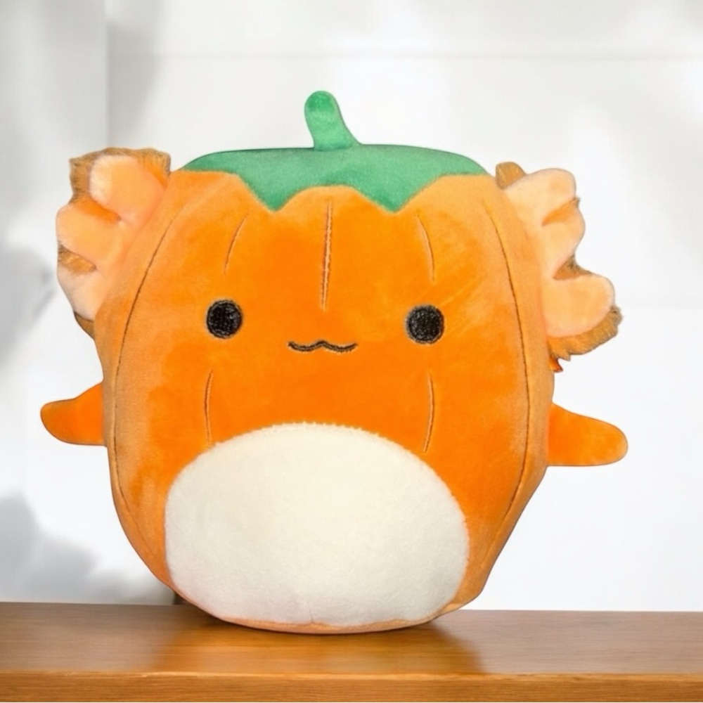 5-inch Gabin the Pumpkin Axolotl Unisex Squishmallows Plush